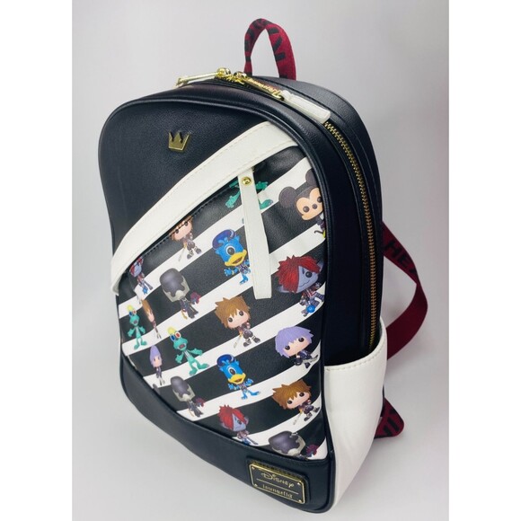 RARE  Loungefly Funko Pop Kingdom Hearts Disney Mickey Sora Goofy Backpack Bag main image 7